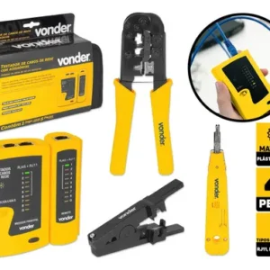 Testador de Cabo de Rede e Telefone RJ45/RJ11/RJ12 Vonder