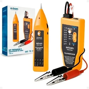 Kit Localizador e Testador de Cabos de Rede e Telefone (Zumbador) – RJ45 e RJ11