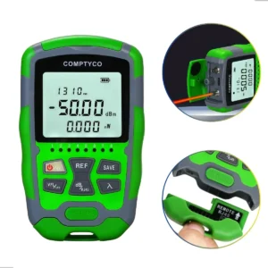 Power Meter Óptico 4 em 1 – Medidor de Potência, VFL (Laser), Teste RJ45 e Lanterna